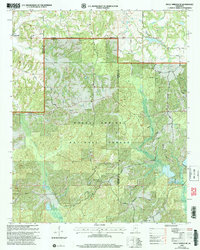 preview thumbnail of historical topo map of Marshall County, MS in 2000