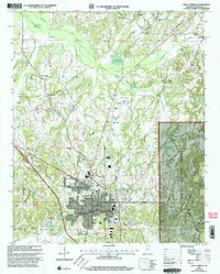 preview thumbnail of historical topo map of Holly Springs, MS in 2000