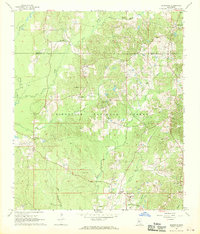preview thumbnail of historical topo map of Smith County, MS in 1968