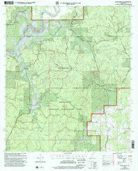 Download a high-resolution, GPS-compatible USGS topo map for Homochitto, MS (2002 edition)