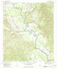 Download a high-resolution, GPS-compatible USGS topo map for Hopewell, MS (1982 edition)