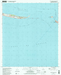 Download a high-resolution, GPS-compatible USGS topo map for Horn Island East, MS (2001 edition)