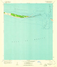 preview thumbnail of historical topo map of Jackson County, MS in 1960