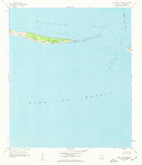 Download a high-resolution, GPS-compatible USGS topo map for Horn Island East, MS (1961 edition)