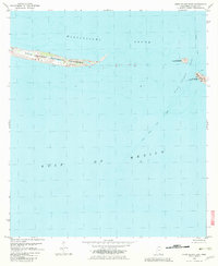 Download a high-resolution, GPS-compatible USGS topo map for Horn Island East, MS (1983 edition)