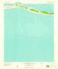 Download a high-resolution, GPS-compatible USGS topo map for Horn Island West, MS (1961 edition)