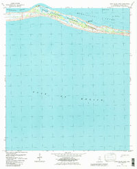 Download a high-resolution, GPS-compatible USGS topo map for Horn Island West, MS (1983 edition)