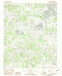 Download a high-resolution, GPS-compatible USGS topo map for Horn Lake, MS (1982 edition)