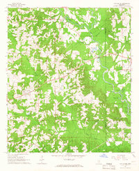 1965 Map of Covington County, MS, 1966 Print
