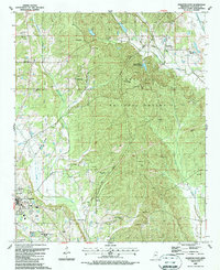 Download a high-resolution, GPS-compatible USGS topo map for Houston East, MS (1987 edition)