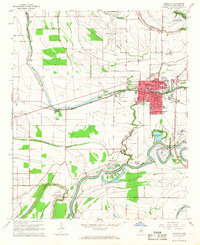 Download a high-resolution, GPS-compatible USGS topo map for Indianola, MS (1966 edition)