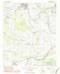 Download a high-resolution, GPS-compatible USGS topo map for Itta Bena, MS (1984 edition)
