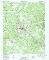 Download a high-resolution, GPS-compatible USGS topo map for Iuka, MS (1985 edition)