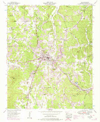 Download a high-resolution, GPS-compatible USGS topo map for Iuka, MS (1974 edition)