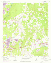 preview thumbnail of historical topo map of Rankin County, MS in 1963