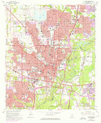 preview thumbnail of historical topo map of Jackson, MS in 1963