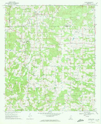 Download a high-resolution, GPS-compatible USGS topo map for Jayess, MS (1972 edition)