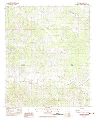 Download a high-resolution, GPS-compatible USGS topo map for Jefferson, MS (1983 edition)