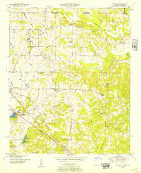 1950 Map of Kendrick, 1953 Print