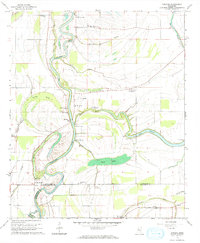 preview thumbnail of historical topo map of Sunflower County, MS in 1965
