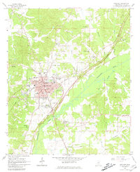 Download a high-resolution, GPS-compatible USGS topo map for Kosciusko, MS (1981 edition)