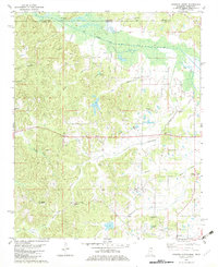 preview thumbnail of historical topo map of Alcorn County, MS in 1982