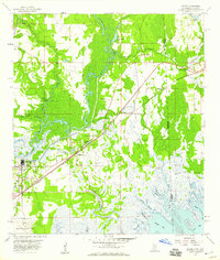 preview thumbnail of historical topo map of Jackson County, MS in 1958