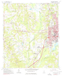 Download a high-resolution, GPS-compatible USGS topo map for Laurel West, MS (1978 edition)