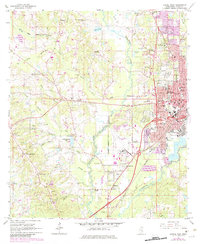Download a high-resolution, GPS-compatible USGS topo map for Laurel West, MS (1982 edition)