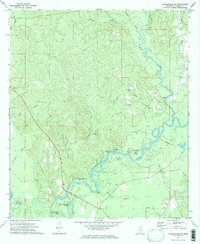 Download a high-resolution, GPS-compatible USGS topo map for Leakesville SW, MS (1975 edition)