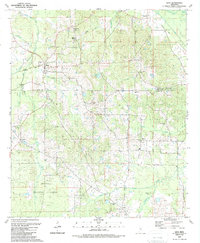 Download a high-resolution, GPS-compatible USGS topo map for Lena, MS (1989 edition)
