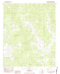 Download a high-resolution, GPS-compatible USGS topo map for Little Sand Creek, MS (1984 edition)