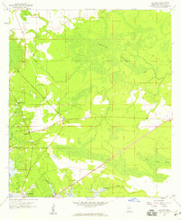preview thumbnail of historical topo map of Hancock County, MS in 1958