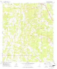 preview thumbnail of historical topo map of Covington County, MS in 1974