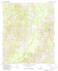 Download a high-resolution, GPS-compatible USGS topo map for Louin, MS (1982 edition)