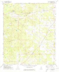 Download a high-resolution, GPS-compatible USGS topo map for Louisville SW, MS (1973 edition)