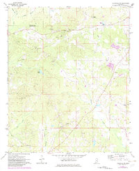 Download a high-resolution, GPS-compatible USGS topo map for Louisville SW, MS (1982 edition)