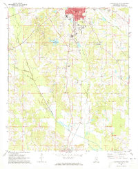 Download a high-resolution, GPS-compatible USGS topo map for Louisville South, MS (1973 edition)