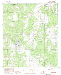 preview thumbnail of historical topo map of Lucedale, MS in 1982