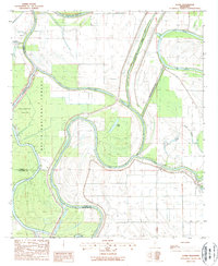 Download a high-resolution, GPS-compatible USGS topo map for Lucre, MS (1988 edition)