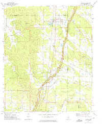 Download a high-resolution, GPS-compatible USGS topo map for Mantee, MS (1974 edition)