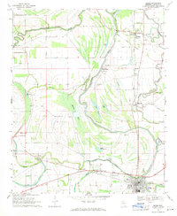 preview thumbnail of historical topo map of Marks, MS in 1969