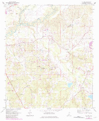 preview thumbnail of historical topo map of Leake County, MS in 1972