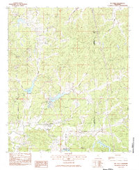 preview thumbnail of historical topo map of Carroll County, MS in 1983
