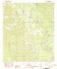 Download a high-resolution, GPS-compatible USGS topo map for McLain, MS (1983 edition)