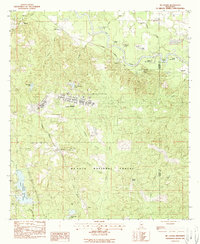 Download a high-resolution, GPS-compatible USGS topo map for McLaurin, MS (1990 edition)