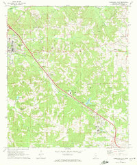 1970 Map of Mendenhall East, 1972 Print