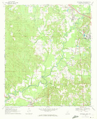 Download a high-resolution, GPS-compatible USGS topo map for Mendenhall West, MS (1972 edition)