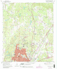 Download a high-resolution, GPS-compatible USGS topo map for Meridian North, MS (1982 edition)