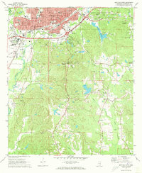 Download a high-resolution, GPS-compatible USGS topo map for Meridian South, MS (1973 edition)